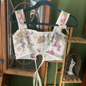Floral Regency Stays Corset